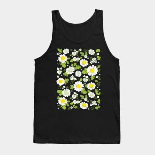 Daisy Flowers Pattern Tank Top